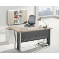 L shape top design office table metal office desk